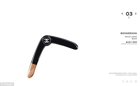 chanel boomerang daily mail|Chanel baffles high.